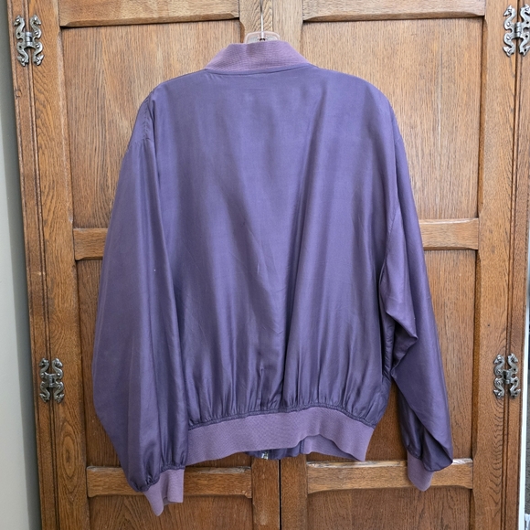 KAID | Vintage Silk Purple Jacket - Women’s Small - Picture 6 of 8